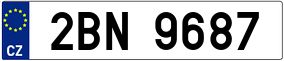 Truck License Plate